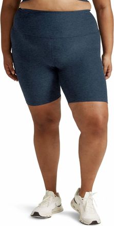 Beyond Yoga Spacedye Keep Pace Pull-On Short - Plus Size In Nocturnal Navy