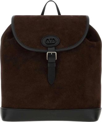 Valentino Garavani Kleine Rugzak - Heren - Rugzakken - Bruin - ONE Size - Tassen