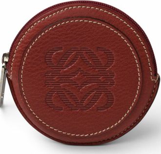 Loewe Bordeaux Leather Coin Purse/Coin Case (Pre-Owned)
