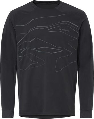 Vaude Moab L/S Pro Shirt Velotrikot f&uuml;r Herren | schwarz/grau