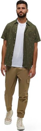 tentree Bike Around Mancos Shirt in Deep Olive/everyday Adventure at Nordstrom, Size X-Large