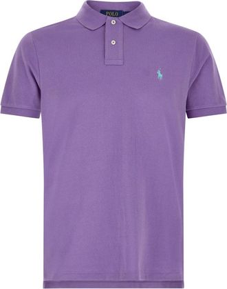 Polo Ralph Lauren Polo Shirt - Heren - Polos - Paars - S - Katoen - Tops