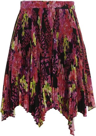 Versace Multicolor Orchid Versace skirt
