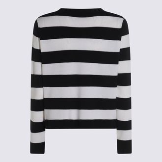 Max Mara Womens Sweaters Bianco-Nero _wo Bianco/nero