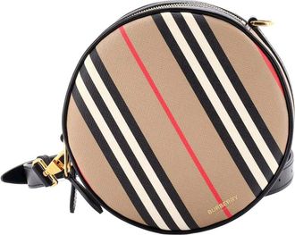Burberry Louise Round Bag Icon Stripe E- (Authentic Pre-Loved)