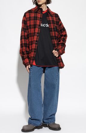 VETEMENTS T-shirt With Print, Mens, Black