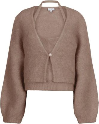 Dante6 Dames, Truien, Bruin, Maat: M Denim