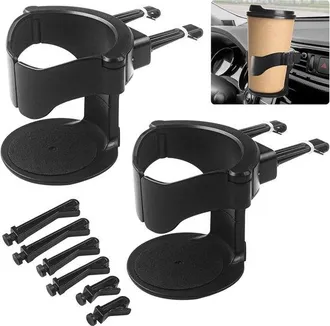 OEM Portabicchieri Per Auto - Confezione Da 2 Portabicchieri Per Auto - Ventilatore Universale Regolabile Per Auto - Portabevande Per Auto - Portabottigli