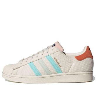 adidas Superstar White Brick Red Blue S42849