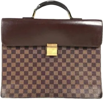 Louis Vuitton Vintage, unisex, Bruin, ONE Size, Pre-owned Briefcase