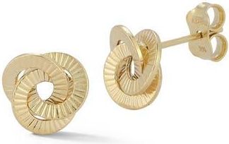 Ember Fine Jewelry 14K Love Knot Stud Earrings in Gold at Nordstrom Rack