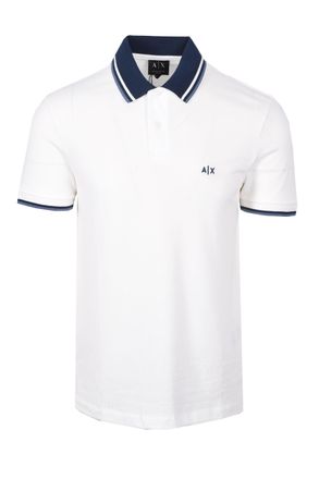 A|X Armani Exchange ARMARNI EXCHANGE POLO SHIRT OFF WHITE