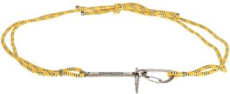 Dsquared2 Yellow Solid Rope Belt