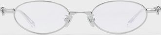 Charles & Keith Paige Bow Crystal Clear Sunglasses