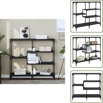 vidaXL Tavolo da corridoio - vidaXL Tavolino Consolle Nero 103x32x95 cm in Legno Multistrato - Tavolo in legno multistrato