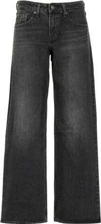 Levi's Wide Jeans - Dames - Loose Fit Jeans - Zwart - W27 L32 - Katoen - Jeans
