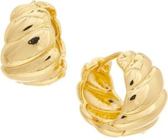 Petit Moments 18K Plated Hoop Earrings