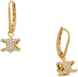 Celine Celine Triomphe Solitaire Sparkle Earrings