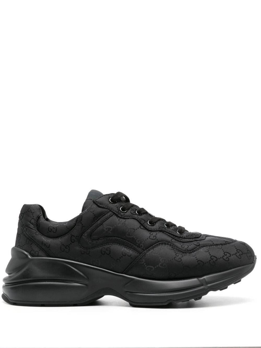 Basket gucci homme noir sale