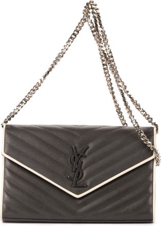 Saint Laurent Cassandre Enveloppe Chain Wallet Schoudertas