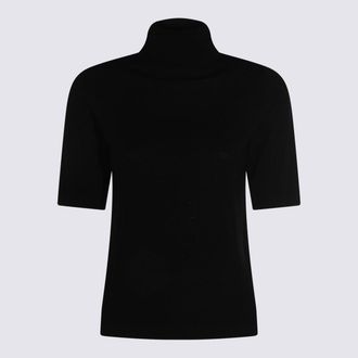 Allude Black Wool Knitwear