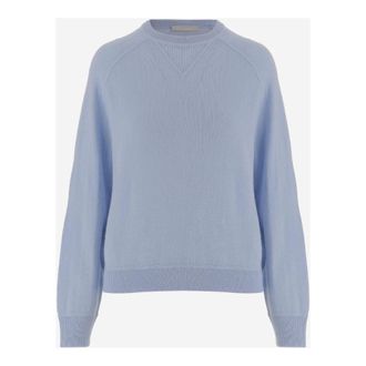 Allude Dames, Truien, Blauw, Maat: M Wol