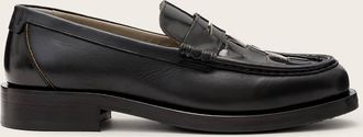 AllSaints Cow Leather Bloom Leather Loafers, Size: UK 10/US 11/EU 44