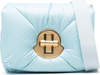 Moncler mini Puf cross body bag - women - Calf Leather/Polyamide/Polyamide/Goose Down - One Size - Blue