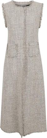 Charlott Gilet Lana - Dames - Korte kleedjes - Beige - XS - Kleedjes