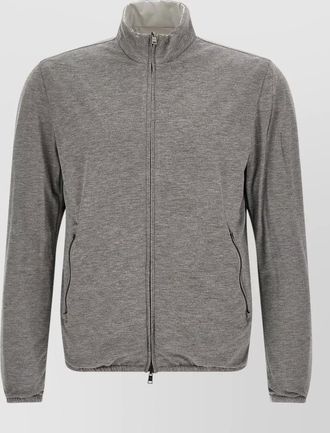 Herno reversible bomber jacket elastic cuffs high collar