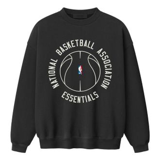 Fear of God x NBA x Barkley Hendricks 90s Crewneck Faded Black 192BH266801F