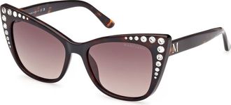 Guess GM00000 52F Womens Sunglasses Tortoiseshell Size 54