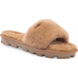 UGG Cozette Genuine Shearling Slipper in Che at Nordstrom Rack, Size 10