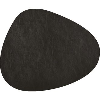 Frieling Davanti by Mattola Placemats Set of 6, Stone, 18.5 x 15.3 Inch Indoor Outdoor Table Placemats in Black at Nordstrom