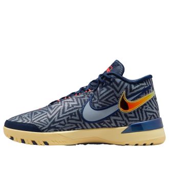 Nike Zoom LeBron NXXT Genisus EP Midnight Navy Soft Yellow HF0711-401