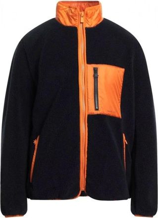 Manuel Ritz Jassen, Heren, Blauw, L, Polyester, Sherpa Teddyjas met ritssluiting