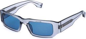 Police Splr 82E Zonnebril - Heren - Zonnebrillen - Grijs - 55 MM - Accessoires