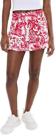 Lilly Pulitzer Aila Skort UPF 50+ Womens Skort Coconut Spicy Socialite : XS, Nylon/Spandex