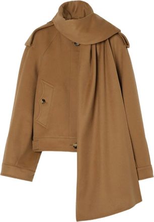 Burberry Jack met afneembare sjaal - Beige