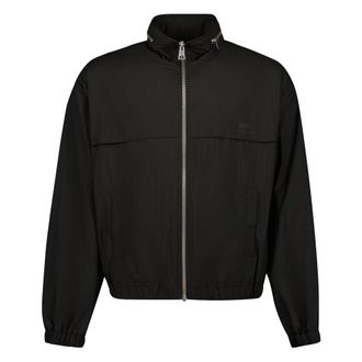 Ami Zwarte windjack Alexandre Matiussi - Heren - Zomerjassen - Zwart - XS - Jassen