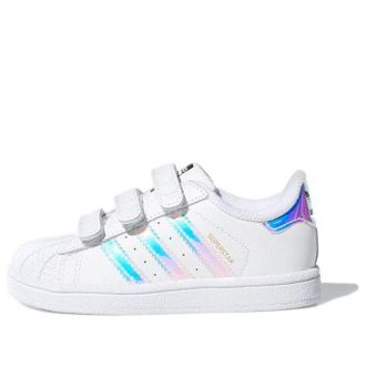 adidas (TD) adidas Superstar CF I Metallic Silver AQ6280