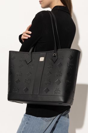MCM Reversible Liz Bag, Womens, Black