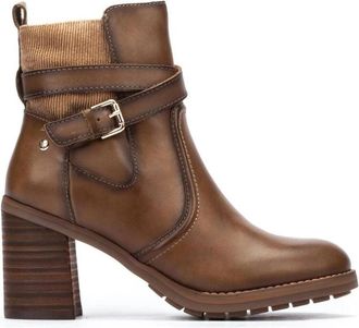 Pikolinos Pompeya Enkellaars - Dames - Laarzen met Hak - Groen - 42 EU - Schoenen