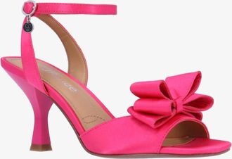 J. Rene&eacute; Womens Nishia Satin Sandal In Fuchsia