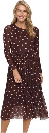 N&uuml;mph Vestido Nufreja - Dresses - Mujer - Marr&oacute;n - L