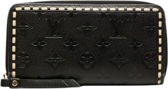 Louis Vuitton Pre-owned Long Wallet - Dames - Vintage Clutch - Zwart - ONE Size - Vintage