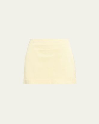 A.L.C. Petra Satin Mini Skirt