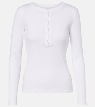 Nili Lotan Top Jordan in cotone a coste