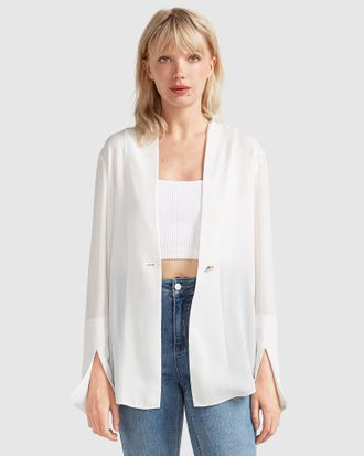 Belle & Bloom Sheer Genius Lightweight Blazer