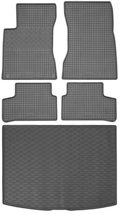OEM Juego De Alfombrillas De Goma Para Coche Y Alfombrilla Para Maletero Para Mercedes Clase B W247 Suv A Partir De Diciembre De 2019